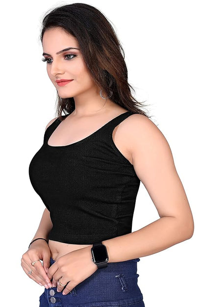 Sleeveless Women Crop Top