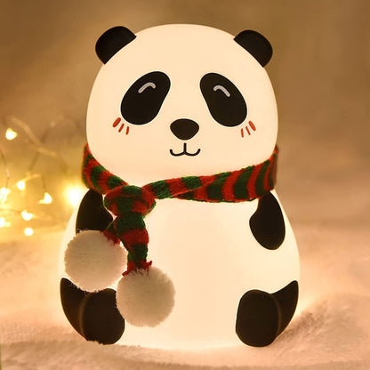 Cute Panda Silicon Night Lamp