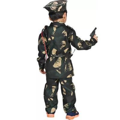 Kids Boys Costume Army Military Dress